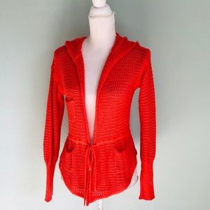 Free people Knitted Hooded Cardigan